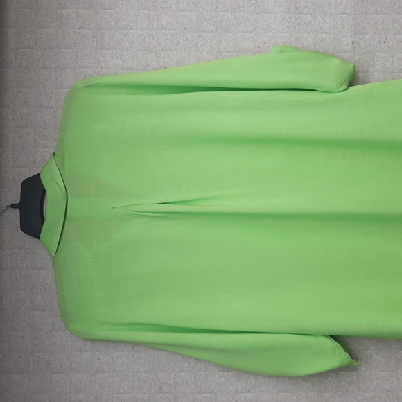Chico's Bright Green Blouse - Picture 5 of 8